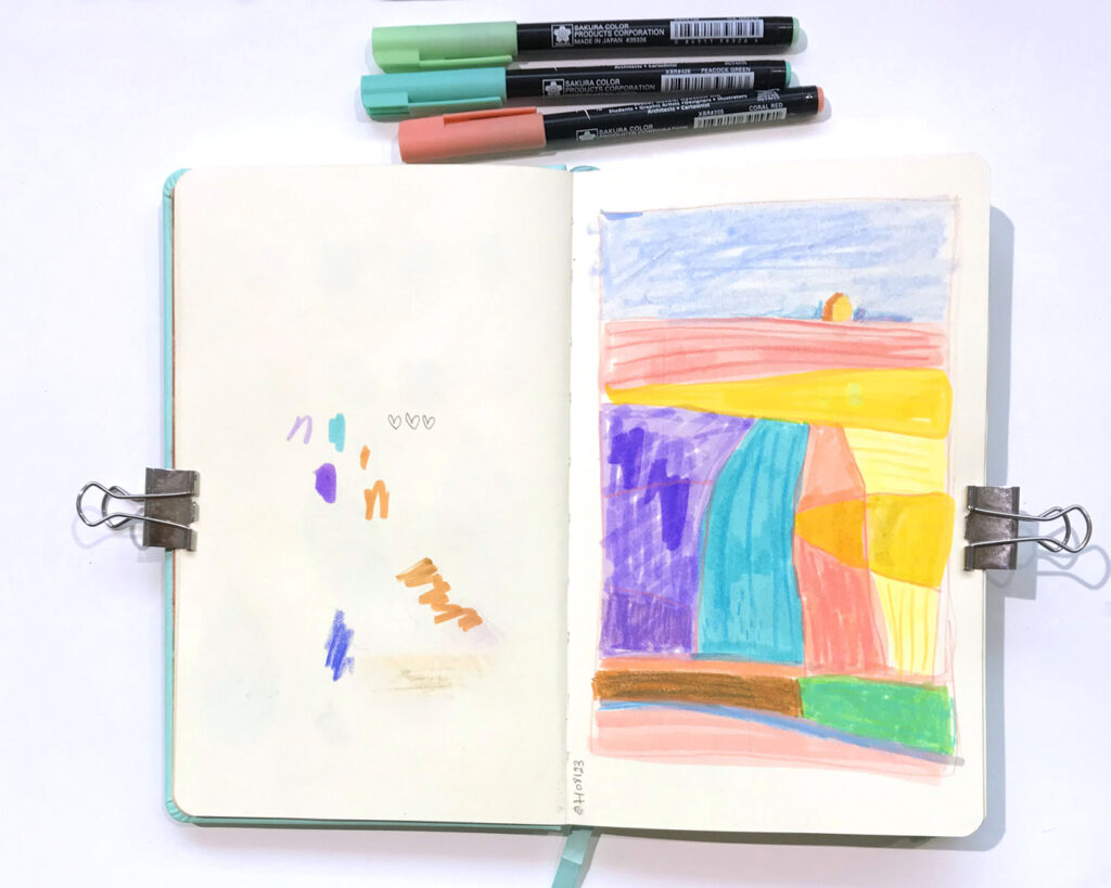 Carnet de croquis, conseils et idées pour s'entraîner talens4