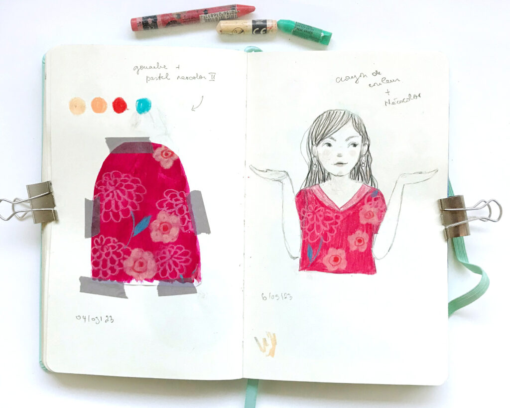Carnet de croquis, conseils et idées pour s'entraîner talens5ter