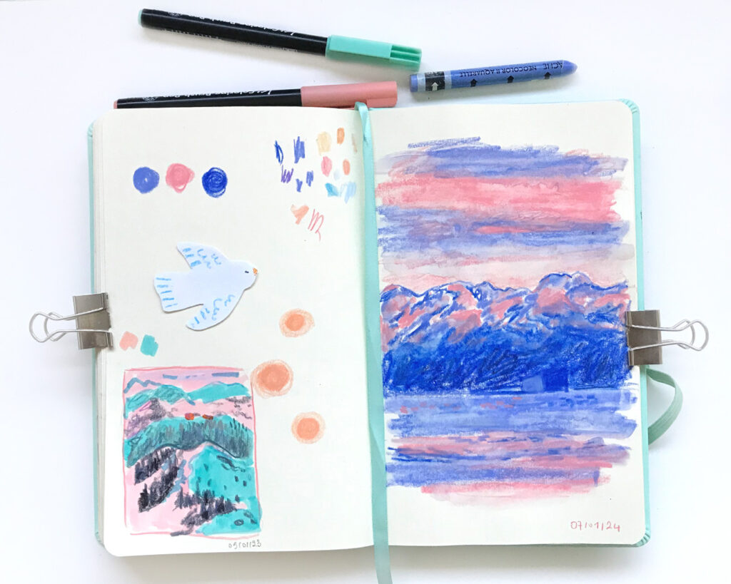 Carnet de croquis, conseils et idées pour s'entraîner talens6bis