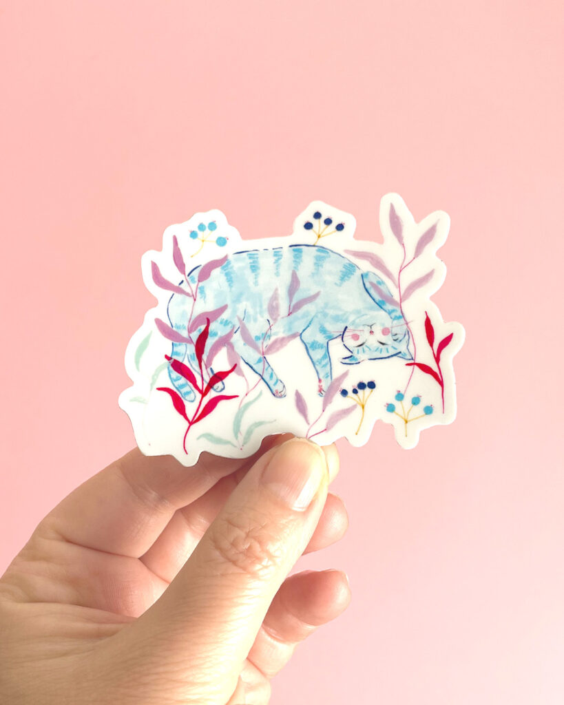 stickerbluecat4