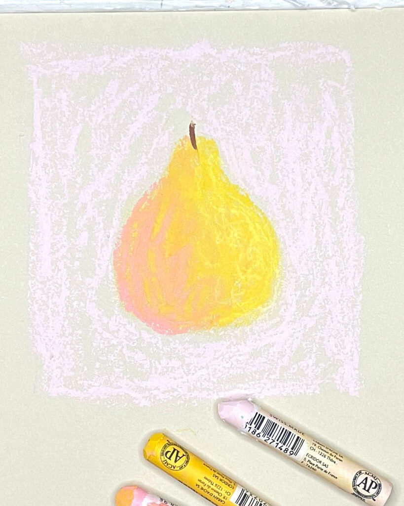 Les Pastels à l'huile, un Délice poire carandachev2