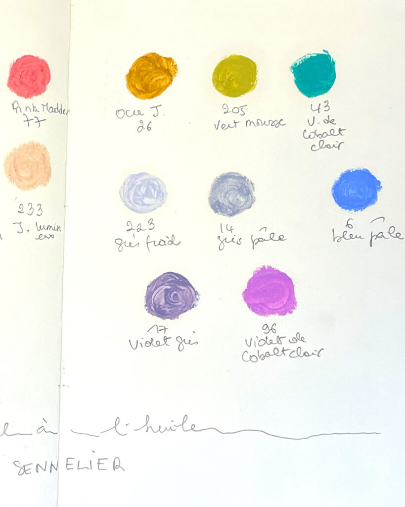 Les Pastels à l'huile, un Délice transparents