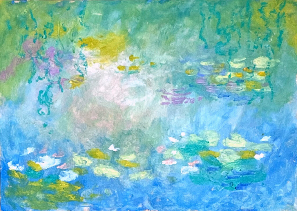 Les Pastels à l'huile, un Délice nympheas4