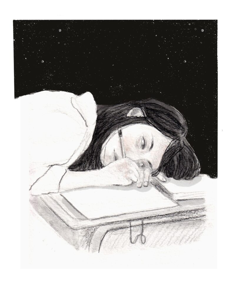 Inktober 2025, mon bilan lesson fondbnoir