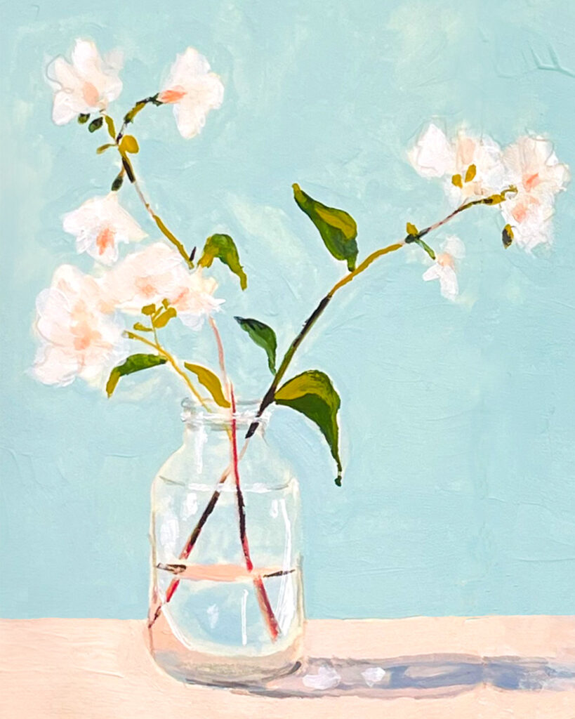 bouquet vase transparent 2